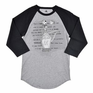 Black and Gray Raglan Women's Top